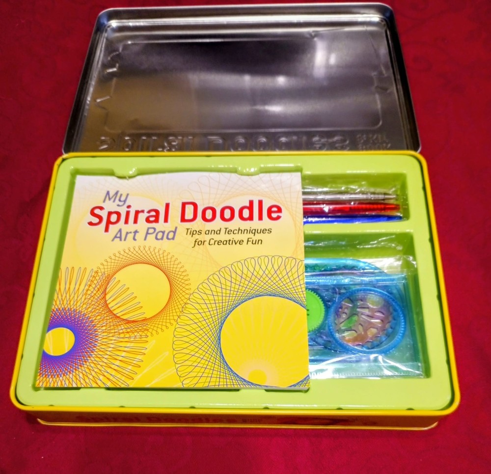 Spiral Doodles Art Pad Book & Kit New in Package Fun For All Ages