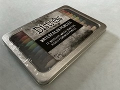 TIM HOLTZ DISTRESS 12 WATERCOLOR PENCILS, WOODLESS, WATER- REACTIVE- Set #2