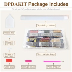 DPDAKIT Gnome Diamond Art Kits for Adults, Painting Medium, Gnome2