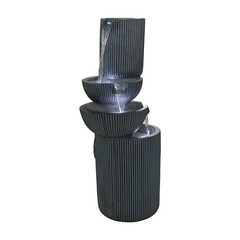 40″ H Modern Fountain with 3 Cool White LEDS