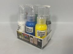 Gallery Glass, Basic Stained Glass Kit, 6 Colors Acrylic Paint – Brand New