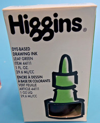 Higgins Pigment-Based Waterproof Drawing Ink 1 fl oz ea. – Set of 7 colors !