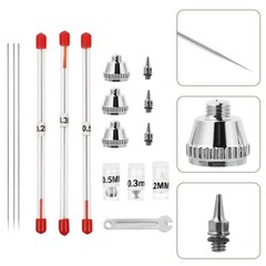 1 Set/10PCS Needle and Nozzle Replacement Repair Supply
