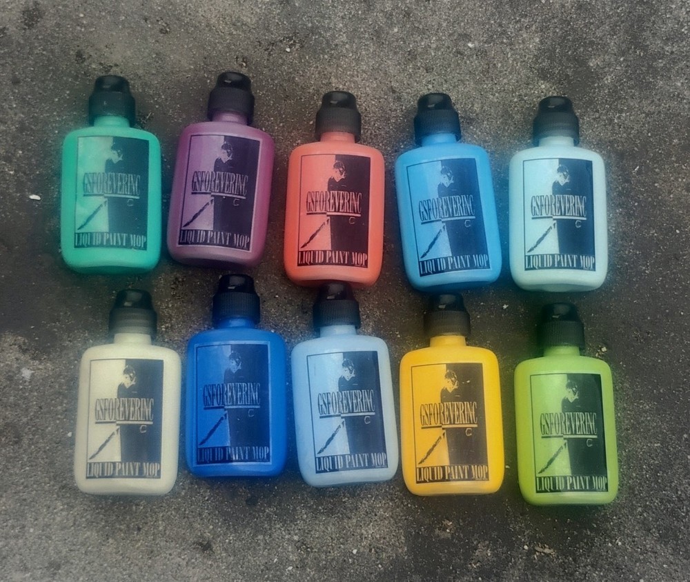 1oz. Square mop 10 pcs. Set, Krink K-60, Mop Paint Marker Junobo Grog Ironlak