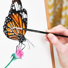 24 Colors Acrylic Paint Set Canvas Art Paints With 3 Brushes – Painting Canvas..