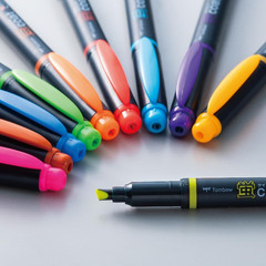 Kay Coat Double-Sided Fluorescent Highlighter Pen – 10 Color Set