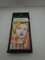 Faber Castell Pitt Artist Markers, Light Skin Tones, Brush Tip, New, #167162