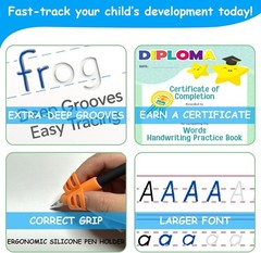 Fun Handwriting Practice Copybook Set for Kids | Enhanced Learning Experience