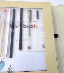 SpiceBox Creative Hand Lettering Kit Learn Calligraphy Set w/ Workbook Creative