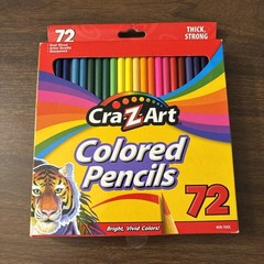 72 Cra-Z-Art Colored Pencils Bright Vivid &Classic Assorted Colors Crazy Art NEW