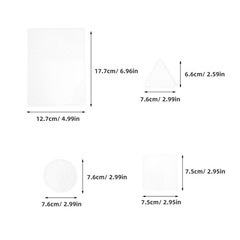 4pcs Gel Printing Plates: Reusable Monoprinting Plates – Non-Stick