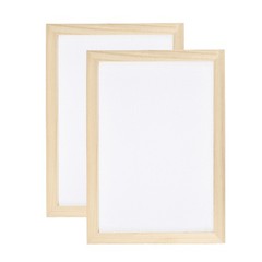 2 Pcs Paper Making Screen Wooden Paper Making Mould 13.4×9.8 Inch