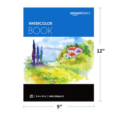 Watercolor Pad for Beginners, Artists, Adults and Students, Cold Press Textured