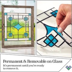 Stained Glass Effect Paint, Non-Toxic, 18 Bottles