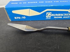Grumbacher 876-10 & 876-21 Trowel Shape Painting Knifes