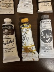 Grumbacher 37 ml Oil Paint Lot Of 7 Earth Tone (197ME)