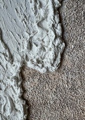 Oil Painting Hand-Painted Thick Texture Wave Beach Minimalist Modern Abstract…