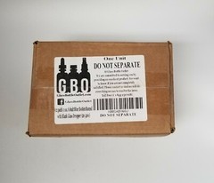 New In Box Cobalt Blue Boston Round Glass Bottles 12 Pack 1oz