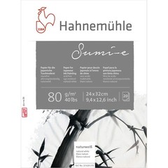 Hahnemuhle Sumi-e Paper 80gsm White 24 x 32cm 10 628 370 for Asian Art