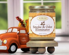 Smoke and Odor Eliminator Candle – Original Scent – Blended Soy 12 oz, Beige