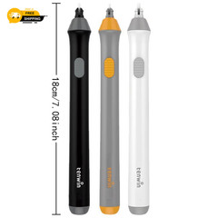 Tenwin Adjustable Electric Rubber Eraser with Rubber Refills Battery Power for S