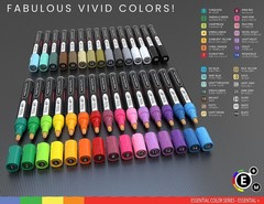 Vibrant Paint Markers for Rock, Canvas, Glass