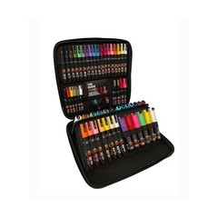 Posca Water Based Permanent Marker Paint Pens with Premium Quality Travel Cas…