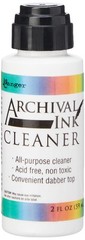 Ranger Archival Ink Cleaner 2oz 2 fl oz, Transparent