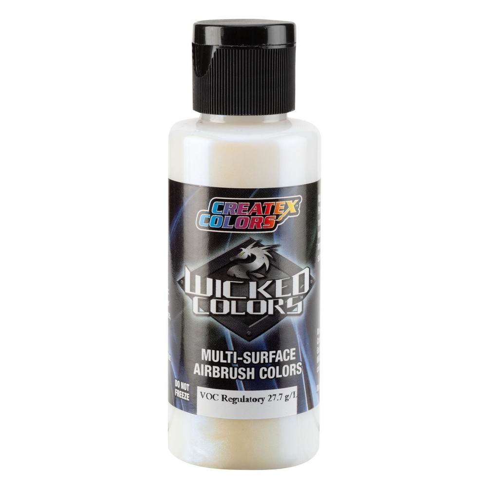 Createx Wicked Colors W440-02 Cosmic Sparkle Silver 2oz. Airbrush Paint