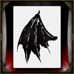 Evil Wing 2 – Airbrush Stencil Template Airsick Demon Dragon Bat