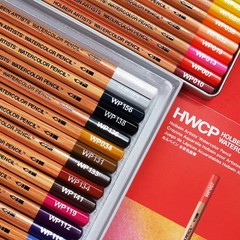Holbein Artists’ Watercolor Pencil Set of 50 – Complete Range WP195