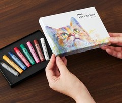 Pentel Art Crayon Oil Pastels Supervised by Harumichi Shibasaki 16-pc, 8-pc, etc