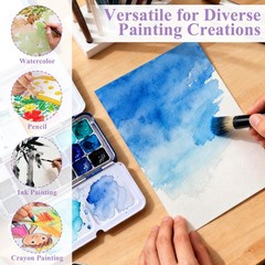 60 Sets 5×7 Inch 140lb 300gsm Blank Watercolor Cards With Envelopes Cotton