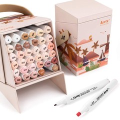 Arrtx ALP Alcohol Marker 36 Skin Tone Marker Set, Illustration Markers, Design,