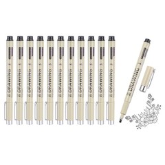 12Pcs 3.0mm Fineliner Ink Pens