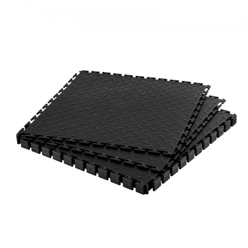 Garage Floor Tiles Interlocking, 8 Pack 20.2 x 20.2 x 0.2 in Interlocking Mo…