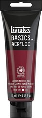Acrylic Paint Tube 118ml Cadmium Red Deep Hue Satin Finish Art Supplies