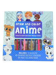 Learn To Draw Anime Draw And Color How To Book Learn To Draw And Color Manga New