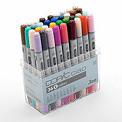 COPIC Ciao Markers Set 12~72 Colors 9 variations To make manga anime
