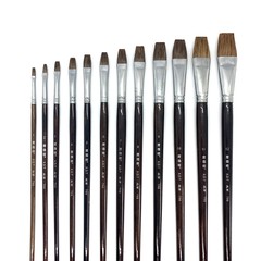 XDT#798 Bright Style Artist Paint Brushes Set Premium Ox Hair