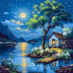 5D Diamond Painting Kit 12 x 12 Inch DIY Multicolor Art Craft