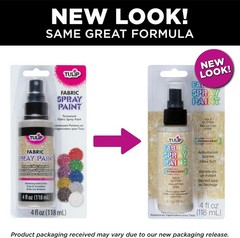 Washable Glitter Spray Paint in Glistening Gold – Perfect for Fabrics, 4 Oz