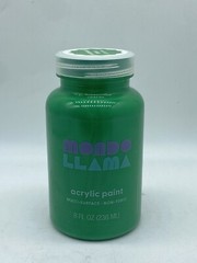 Mondo Llama – Acrylic Paint – Enchanted Forest Green – 8 Fl. Oz.