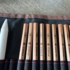 Raffine Marco Art Sketch Pencil Set With Roll Up Case Charcoal Pencil Artist Kit