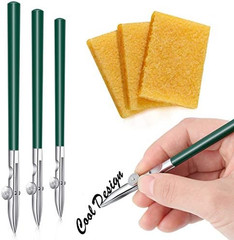 6 Pieces Art Ruling Pen 3 Sizes Masking Fluid Pen and 50 X 35 X 5 Mm Glue Res…