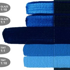 GOLDEN OPEN Slow-Drying Acrylics, 2 Fl Oz (Pack of 1), Phthalo Blue /G.S.