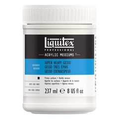 237ml 8.0 Oz Professional Gesso Surface Prep Medium Super Heavy Primer