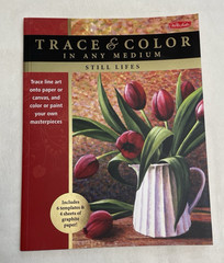 Art Instruction Book Lot 5 Trace & Color In Any Medium Painting Walter Foster