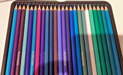 Staedtler Pencil Crayon Tin. 72 Pencil Set. Like New
