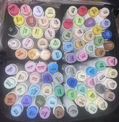 Ohuhu Honolulu 80 Markers Brush Tip Set SKU Y30-80403-77 A182
